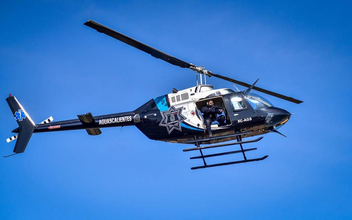 Helicóptero Halcón 1 al servicio ciudadano de Aguascalientes El Sol